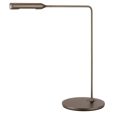 Pre-owned Lumina Led Flo Desk Lamp In Metallic Bronze By Foster And Partners In Stock In Transparent