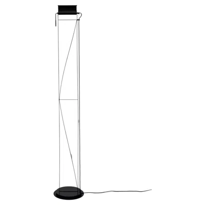 Pre-owned Lumina Opus Floor Lamp By A Monica & P Salvo For , 1980s Italy In Black