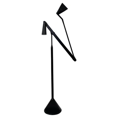Pre-owned Lumina Zelig Terra Floor Lamp By Walter Monici For , 1980s In Black