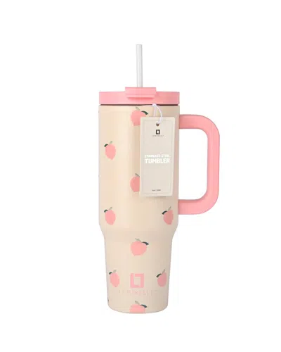 Luminelle 40oz Stainless Steel Leak-proof Tumbler With Straw In Neutral