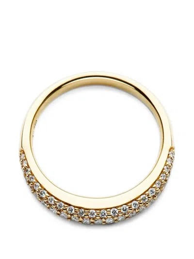 Luminous 27 Bonche Diamond Ring In Gold