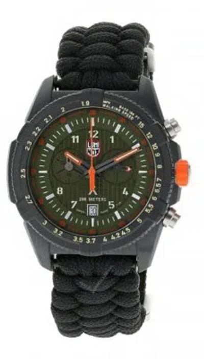 Pre-owned Luminox Bear Grylls Survival Land 3780 Green Dial Men's Watch Xb.3798.mi