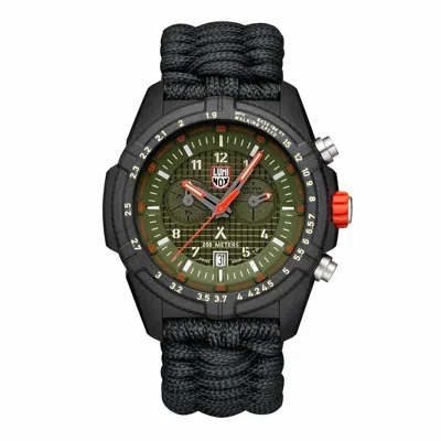 Pre-owned Luminox Bear Grylls Survival Limited Edition Xb.3798 Green Dial Men's Watch