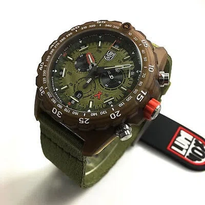 Pre-owned Luminox Bear Grylls Survival Master Series Recycled Ocean Watch 3757.eco