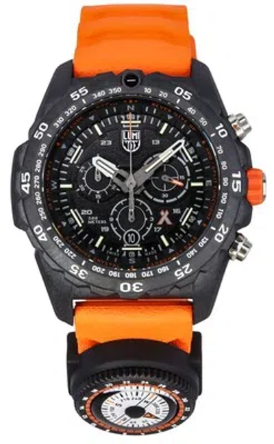 Pre-owned Luminox Bear Grylls Survival Master Series Swiss Quartz Mens Watch With Compass