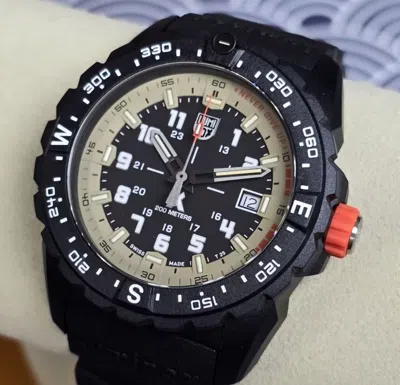 Pre-owned Luminox Bear Grylls Survival Sapphire Crystal Men's Watch Black Strap Xb.3731