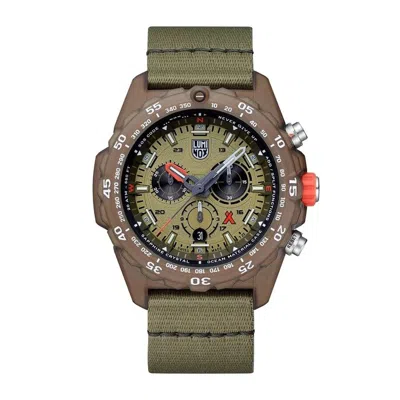 Pre-owned Luminox Bear Grylls Xb.3757.eco Survival Master X Tide 45mm Quartz Men's Watch