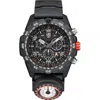 Luminox Black Rubber Watch In Black