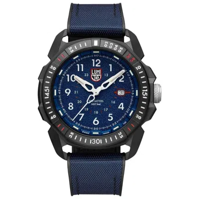 Luminox Blue Resin Sport Watch In Metallic