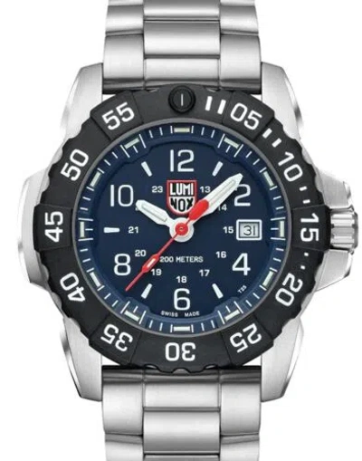 Pre-owned Luminox Brand  Men's Navy Seal Swiss Quartz Stainless Steel Watch Xs.3254.cb