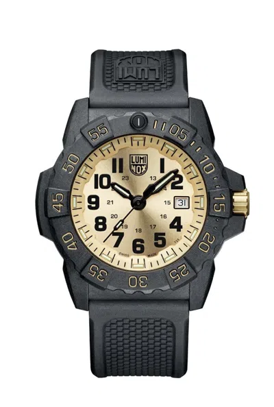 Pre-owned Luminox Limited Edition  Swiss Xs.3505.gp.set Navy Seal Gold Dial Military Watch