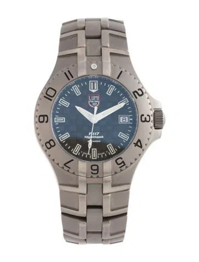 Pre-owned Luminox F-117 Nighthawk Series 900 Watch, 41mm In Multicolor