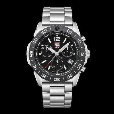 Pre-owned Luminox Factory  Pacific Diver Chronograph Stainless Steel Mens Watch Xs.3142