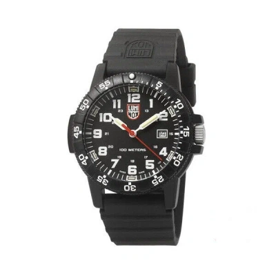 Pre-owned Luminox Genuine  Xs.0321 Quartz Men's Watch Sea Turtle Black Rubber Made In Swiss