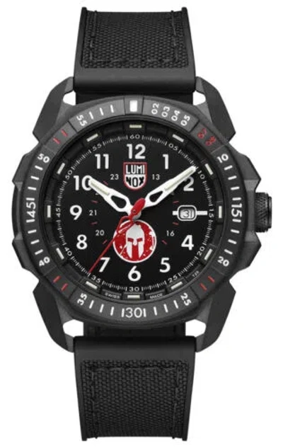 Pre-owned Luminox Ice-sar Arctic Carbonox Rubber Date Divers Mens Watch Xl.1001.spartan
