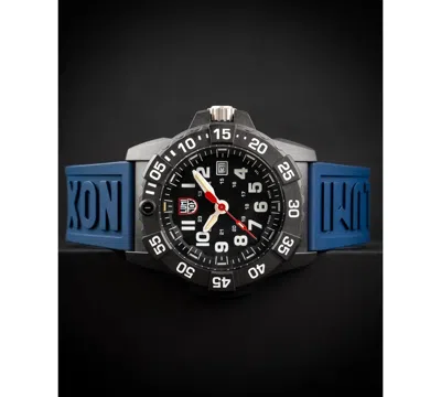 Luminox Interchangeable Blue Rubber Watch Strap In No Color