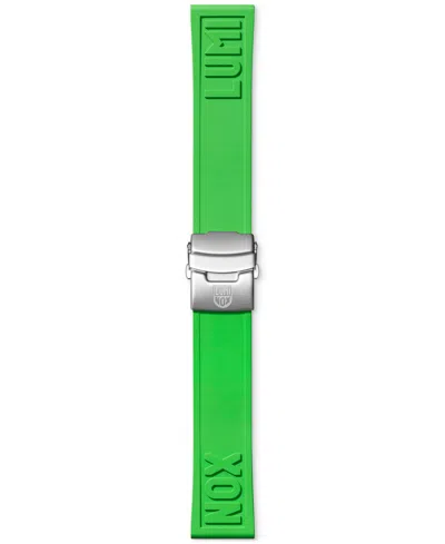 Luminox Interchangeable Green Rubber Watch Strap In No Color