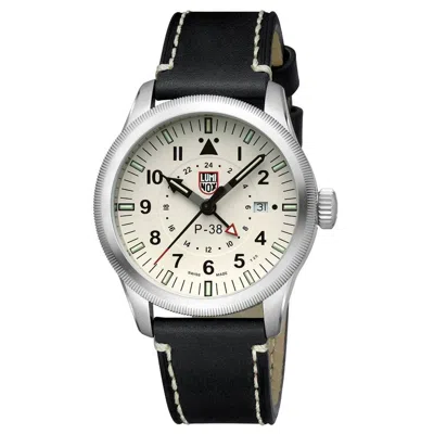 Luminox Leather Men's Watch In Black