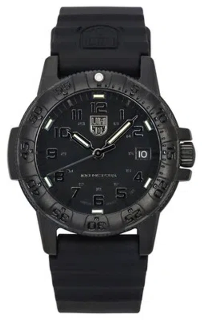 Pre-owned Luminox Leatherback Sea Turtle Swiss Quartz Mov't Xs.0301.bo.l 100m Mens Watch