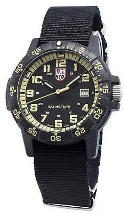 Pre-owned Luminox Leatherback Sea Turtle Xs.0333 Quartz Men's Watch