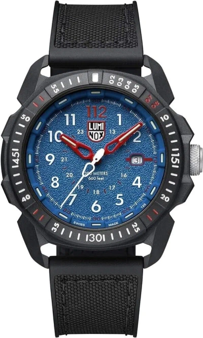 Pre-owned Luminox Men's 46 Mm Ice-sar Arctic Blue Dial Sapphire Crystal Watch Xl.1003