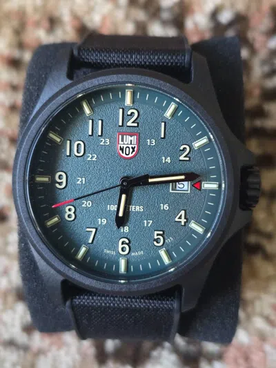 Pre-owned Luminox Men's Atacama Field Sapphire Crystal Dark Green Watch Xl.1977