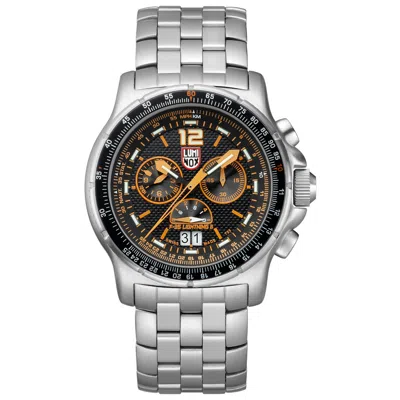 Luminox Men's F-35 Lightning Ii 45mm Quartz Watch In Silver