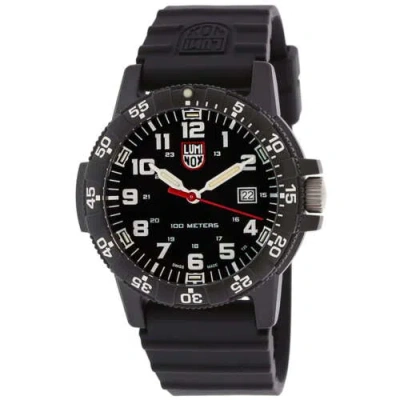 Pre-owned Luminox Men's Leatherback Sea Turtle Giant Series 44mm Watch, Black