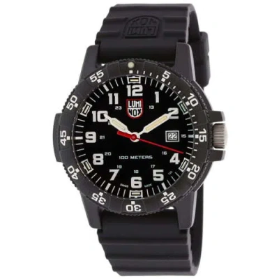 Pre-owned Luminox Xs.0321.l Men's Leatherback Sea Turtle Giant Series 44mm Watch, Black
