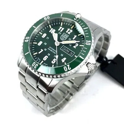Pre-owned Luminox Men's  Automatic Sport Timer Green Dial Steel Swiss Made Watch Xs.0937