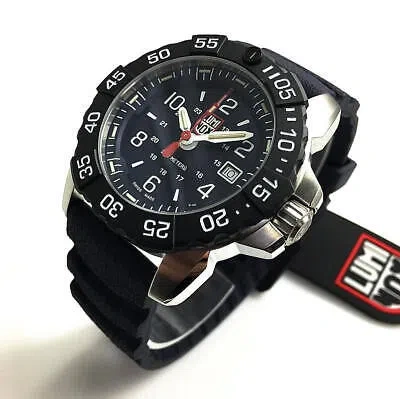 Pre-owned Luminox Men's  Navy Seal Military Dive Steel Blue Diver's Watch 3253.cb