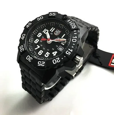 Pre-owned Luminox Men's  Navy Seal Trident Diver's 45mm Watch 3502