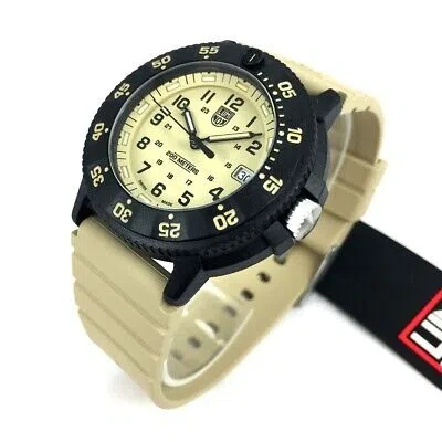 Pre-owned Luminox Men's  Original Navy Seal Evo Military Beige Watch Xs.3010.evo.s