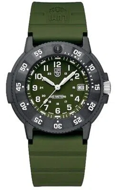 Pre-owned Luminox Men's  Original Navy Seal Evo Military Green Watch Xs.3013.evo.s
