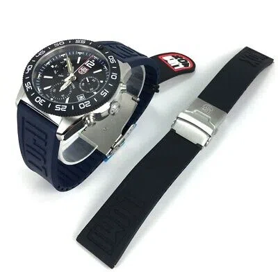 Pre-owned Luminox Men's  Pacific Diver Chronograph Steel Swiss Watch Xs.3143.set