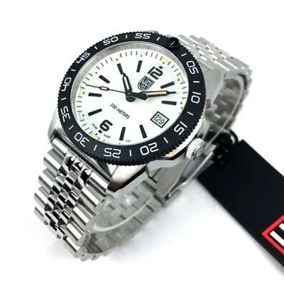 Pre-owned Luminox Men's  Pacific Diver Ripple 39mm Steel Dive Watch Xs.3126m.1