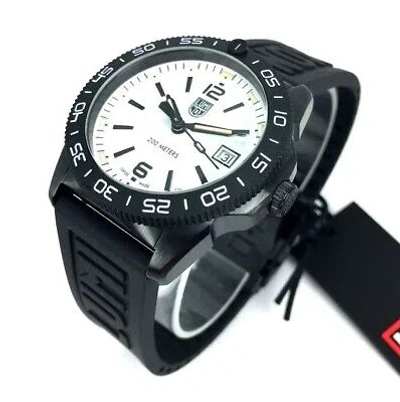 Pre-owned Luminox Men's  Pacific Diver Ripple 39mm Steel Dive Watch Xs.3127m