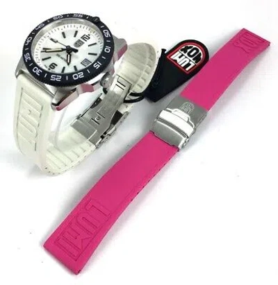 Pre-owned Luminox Men's  Pacific Diver Ripple 39mm Steel Dive Watch Xs.3128m.set