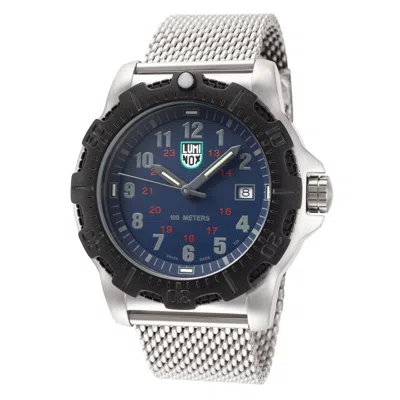 Luminox Men's Manta Ray Steelmm Quartz Watch In Silver
