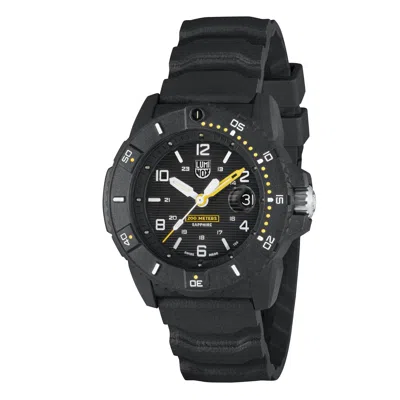 Luminox Men's Navy Seal Foundation 45mm Quartz Watch In Black
