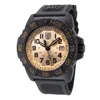 Luminox Men's Navy Seal Quartz Watch In Black