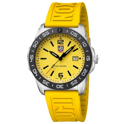Luminox Men's Pacific Diver 44mm Quartz Watch In Yellow
