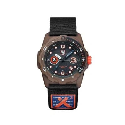 Pre-owned Luminox Men's Watch Bear Grylls Rotating Bezel Black Plastic Strap Xb.3721.eco