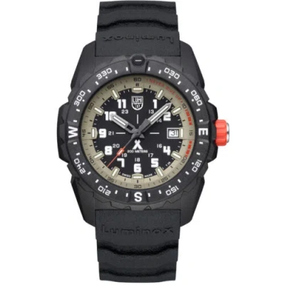 Pre-owned Luminox Men's Watch Bear Grylls Survival Rotating Bezel Black Strap Xb.3731