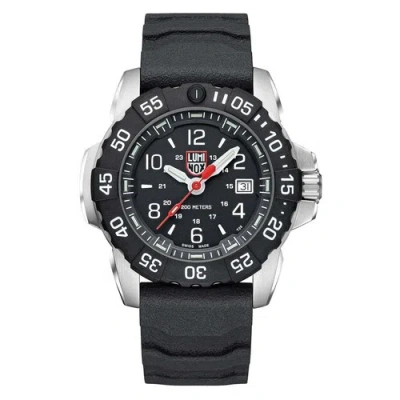 Pre-owned Luminox Men's Watch Navy Seal Swiss Quartz Rotating Bezel Black Dial Xs.3251.cb