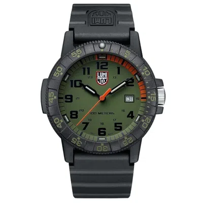 Pre-owned Luminox Men's Watch Xs.0337 Leatherback Sea Turtle Giant 44mm