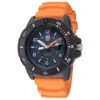 Luminox Men's Navy Seal 45mm Quartz Watch In Orange