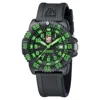 Luminox Men's Xs.3067.f Evo Navy Seal Colormark Black/green Watch In Black