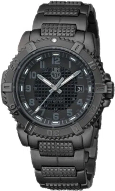 Pre-owned Luminox Modern Mariner 45mm Black Steel Men's Watch Xs.6252.bo