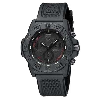 Pre-owned Luminox Navy Seal 3581.sis Black Rubber Strap Men Watch